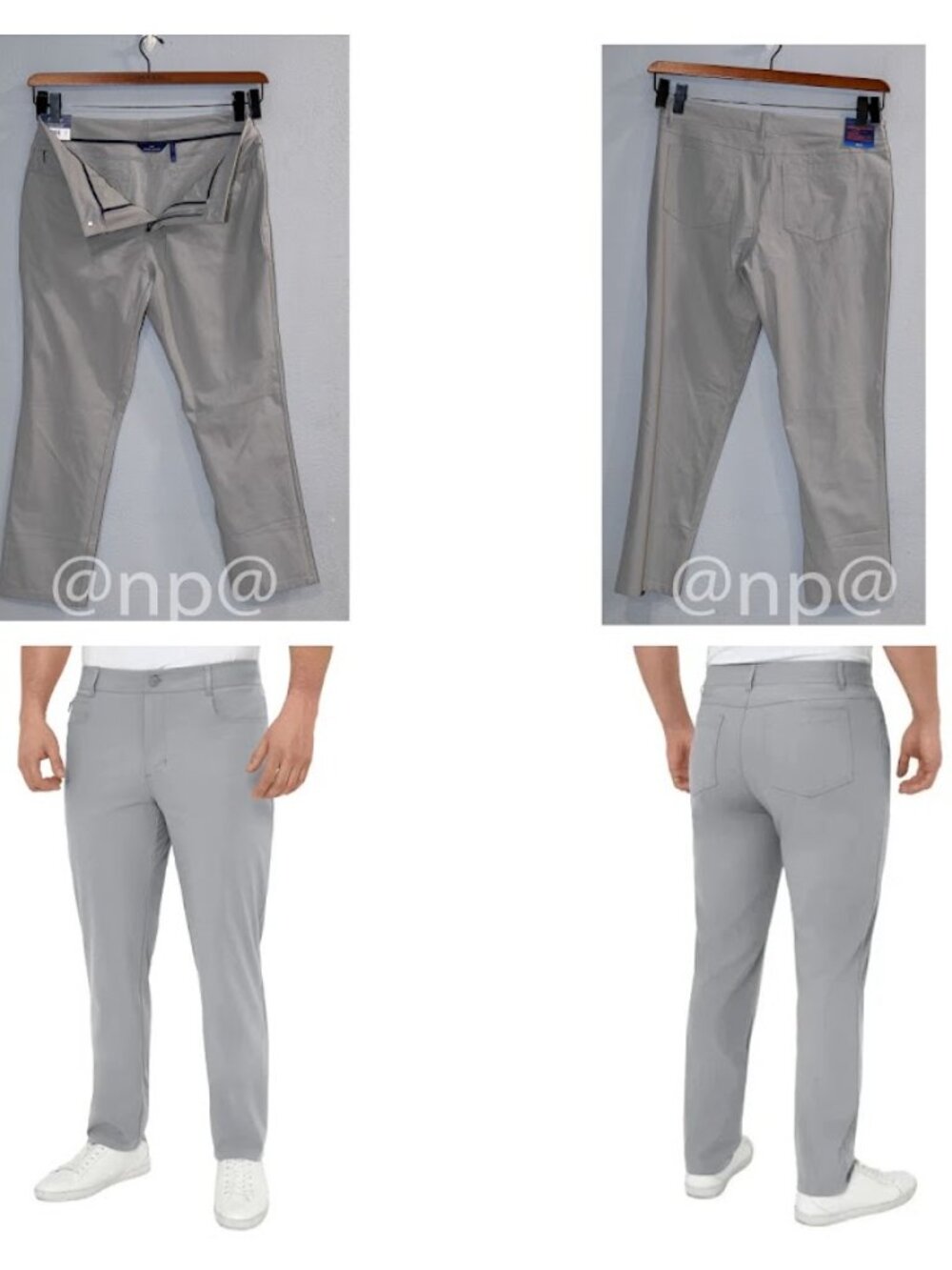 Modern Ambition Men's 5-Pockets Stretch Fabric Pant